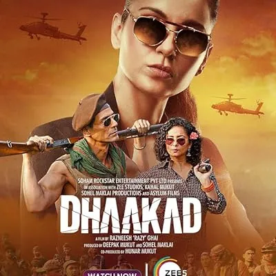  فیلم هندی Dhaakad 2022
