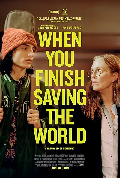  فیلم When You Finish Saving the World 2022
