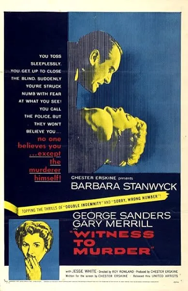  فیلم Witness to Murder 1954